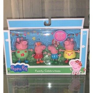 Peppa Pig Family Celebration George Mommy Daddy Pig Set